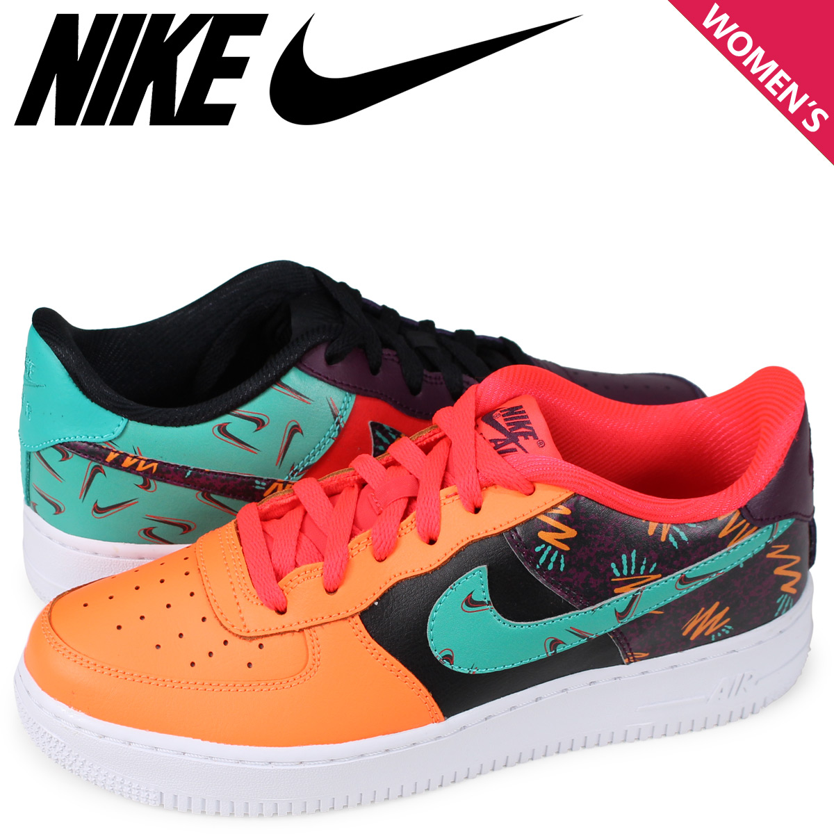 NIKE AIR FORCE 1 BG LOW WHAT THE 90s 