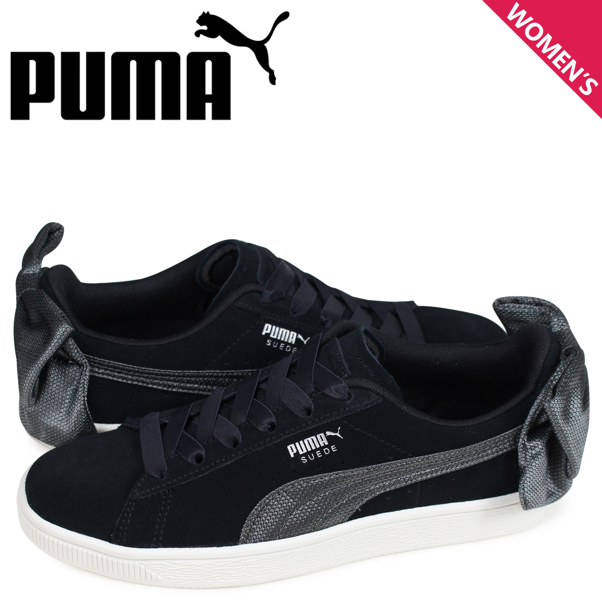 puma bow black