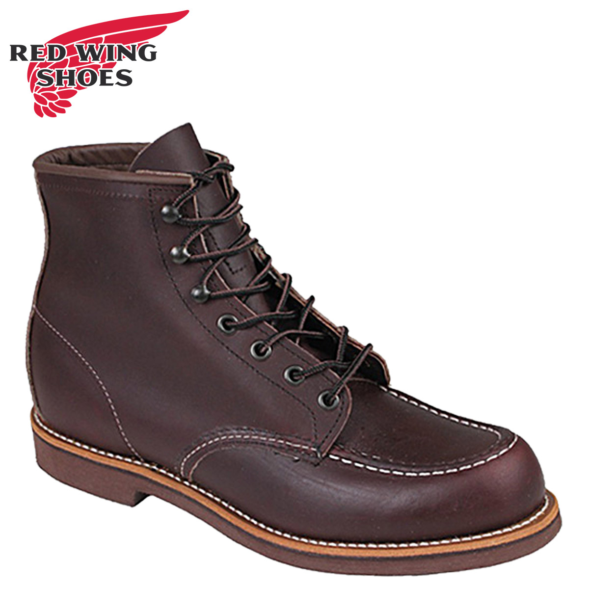 6 inch moc toe boot red wing