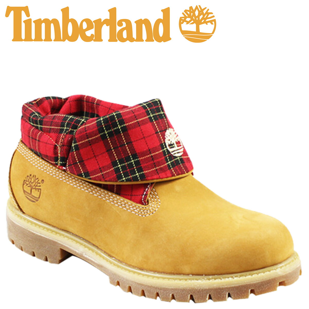 plaid timberland boots