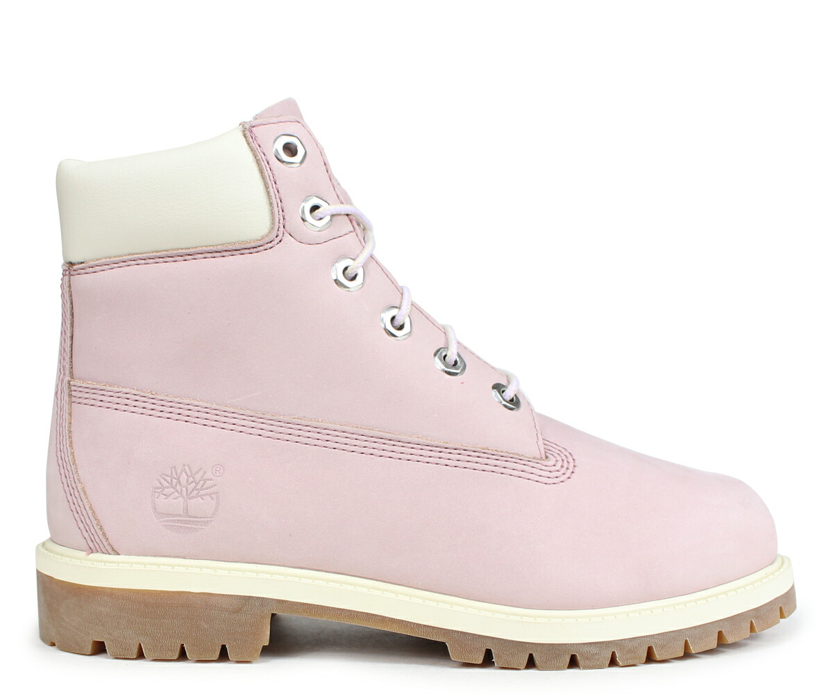 kids pink timberlands