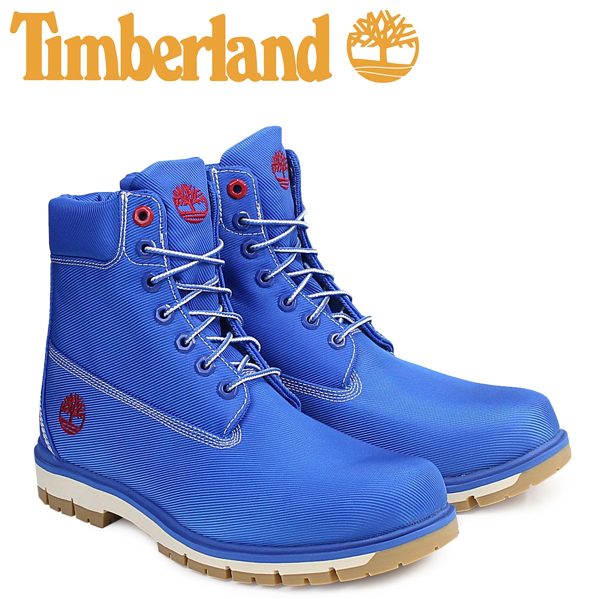 blue timbs mens