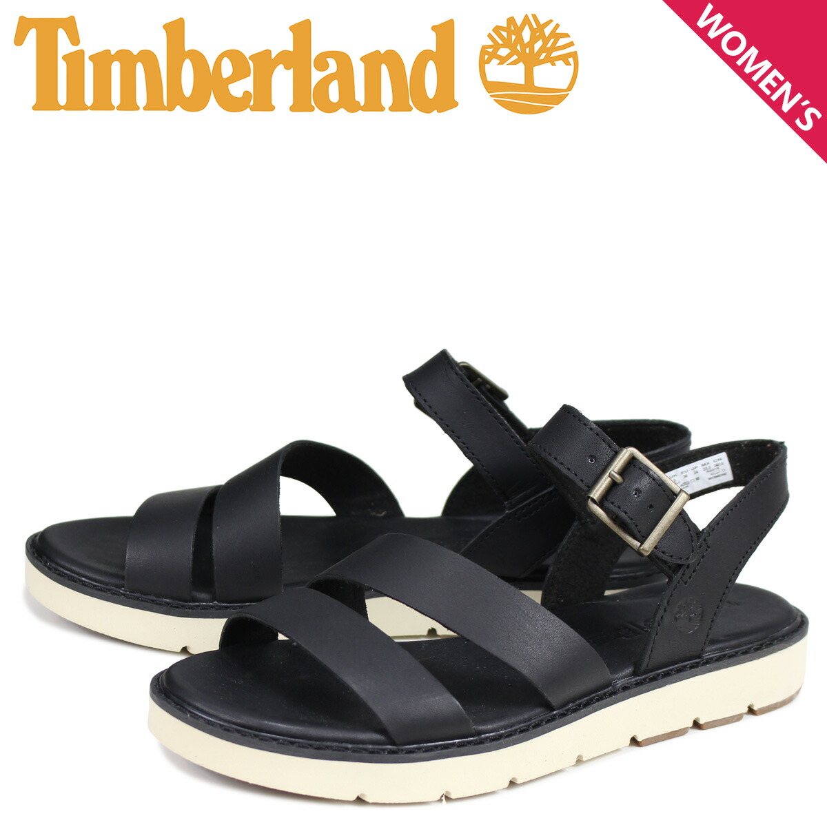 timberland wedges black