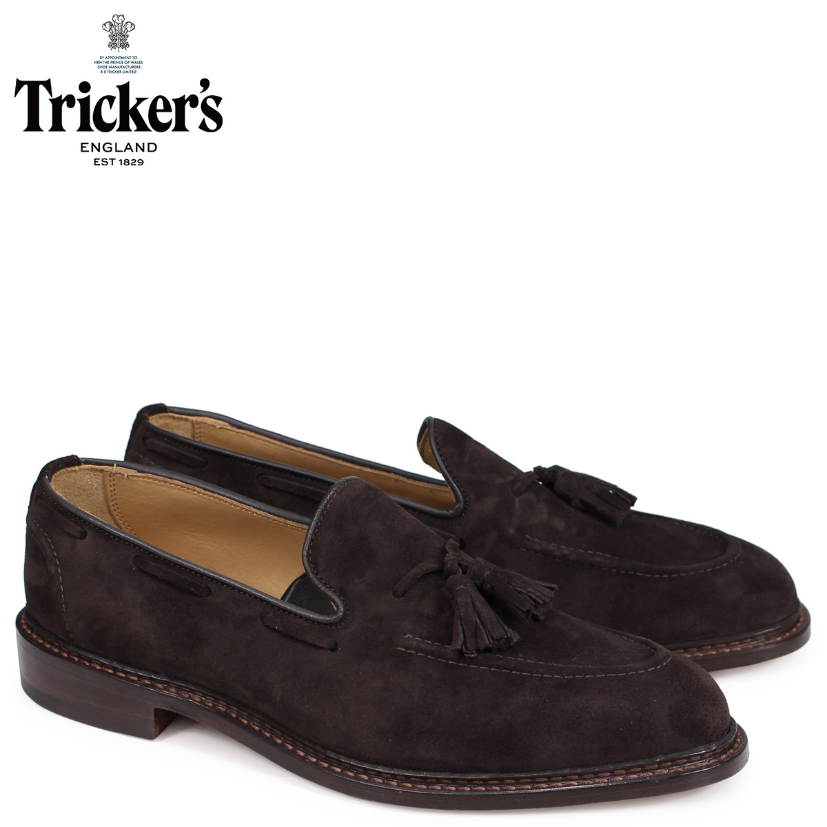 楽天市場 トリッカーズ Trickers ローファー シューズ タッセルローファー Elton 5ワイズ メンズ ブラウン 8011 スニークオンラインショップ