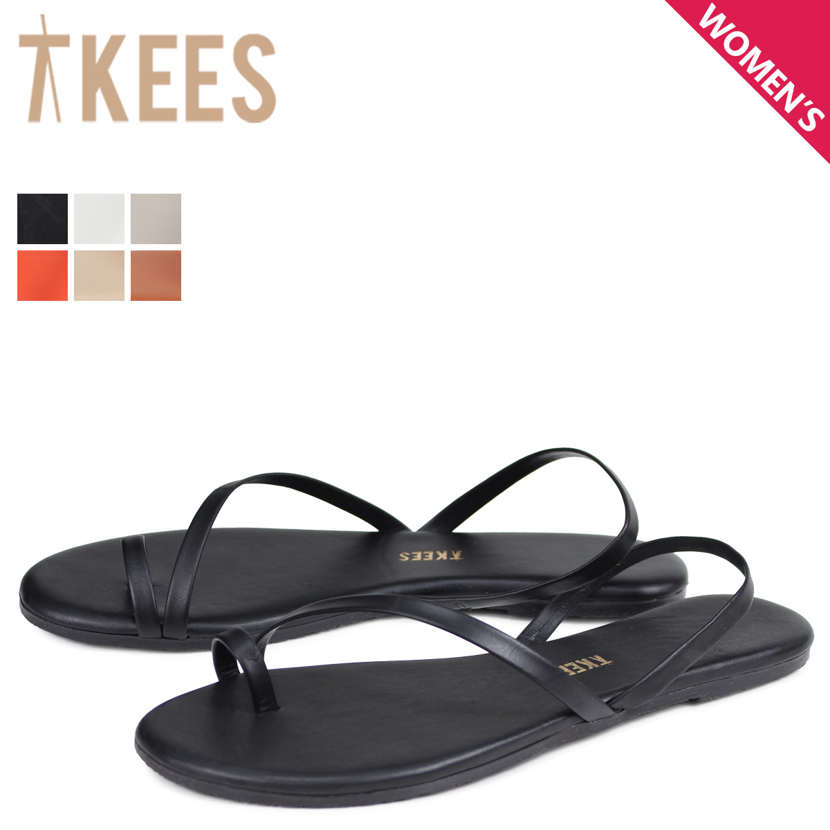tkees ティキーズ サンダル レディース jo ジョー Amazon | (ティキーズ) tkees レディース レザー サンダル