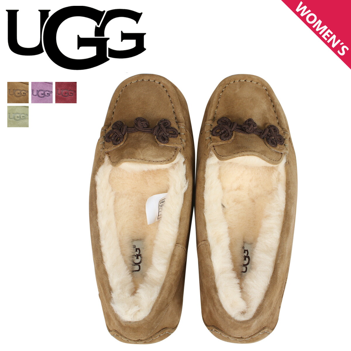 Sneak Online Shop Ugg アグモカシンスリッポンレディースムートン