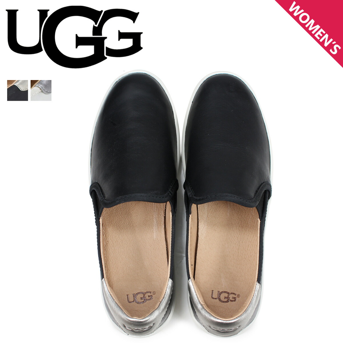 UGG - 【ほぼ未使用】UGG アグ CAS サイドゴア レザースニーカーの+