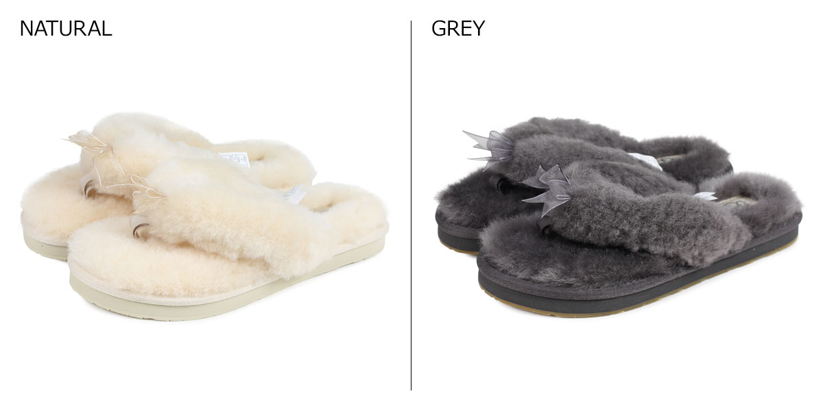 ugg flip flops with fur