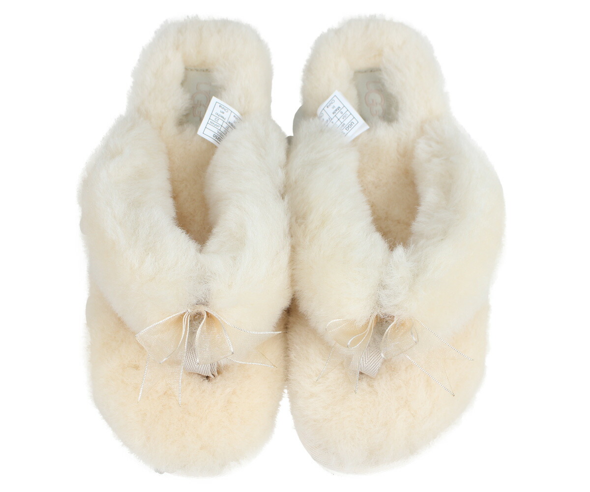 white ugg flip flops