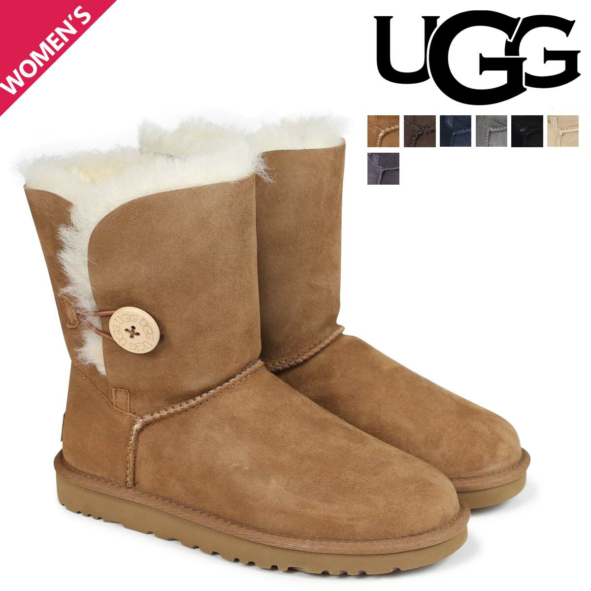 最高級 UGG アグ ムートンブーツ ベイリーボタン 2 レディース WOMENS BAILEY BUTTON II 5803 1016226  fucoa.cl