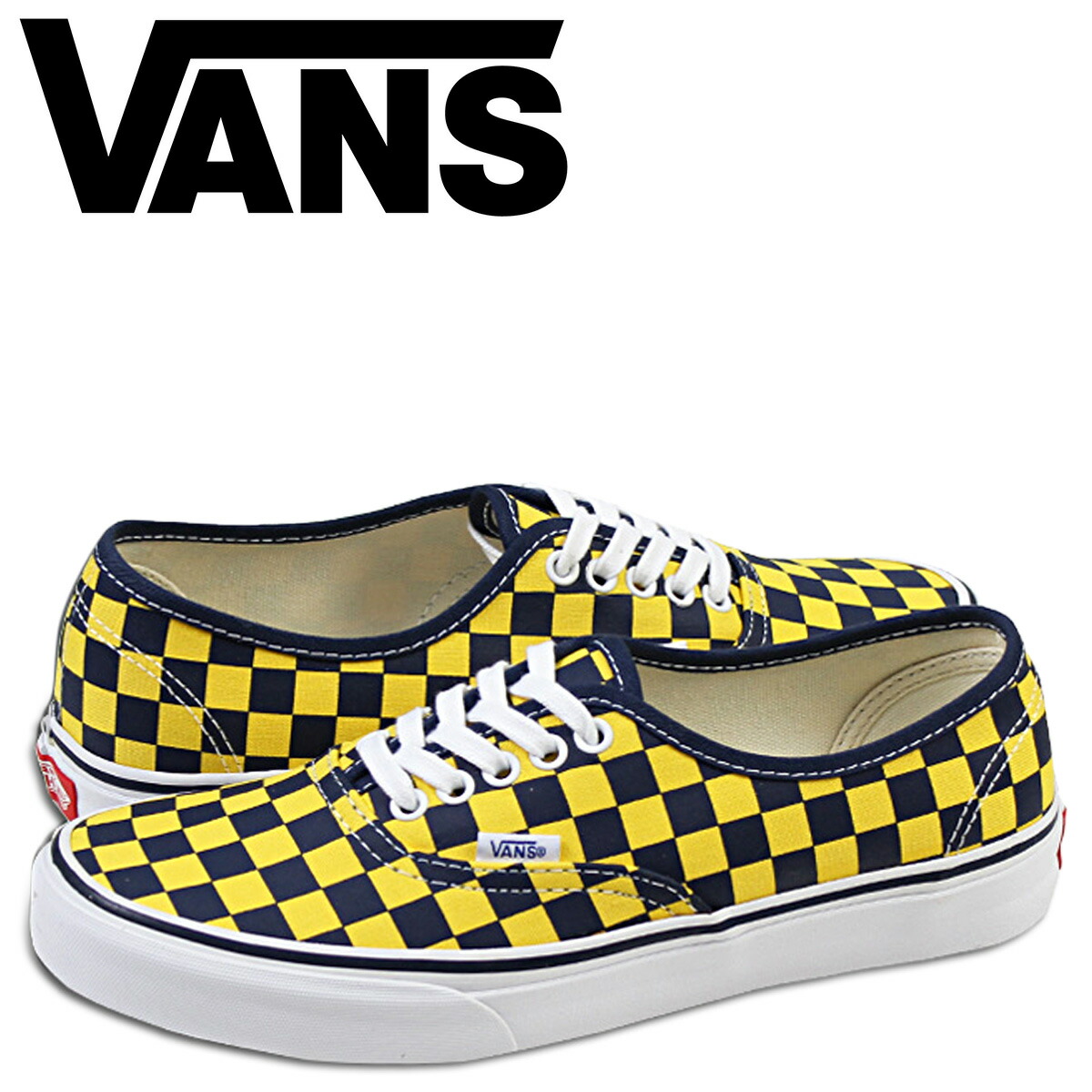 vans authentic golden coast checkerboard