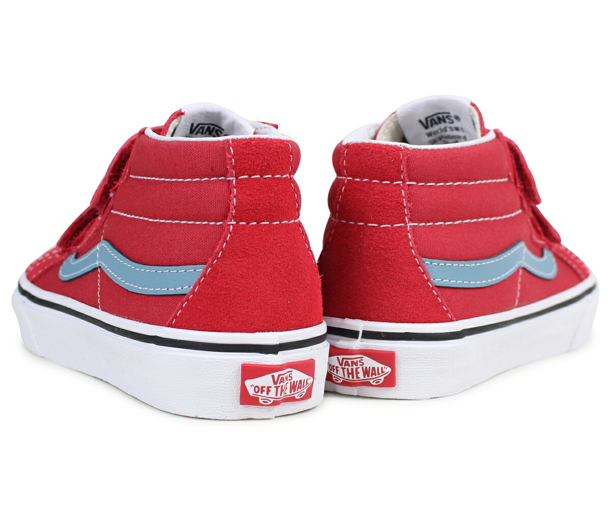 vans skate shoes kids red