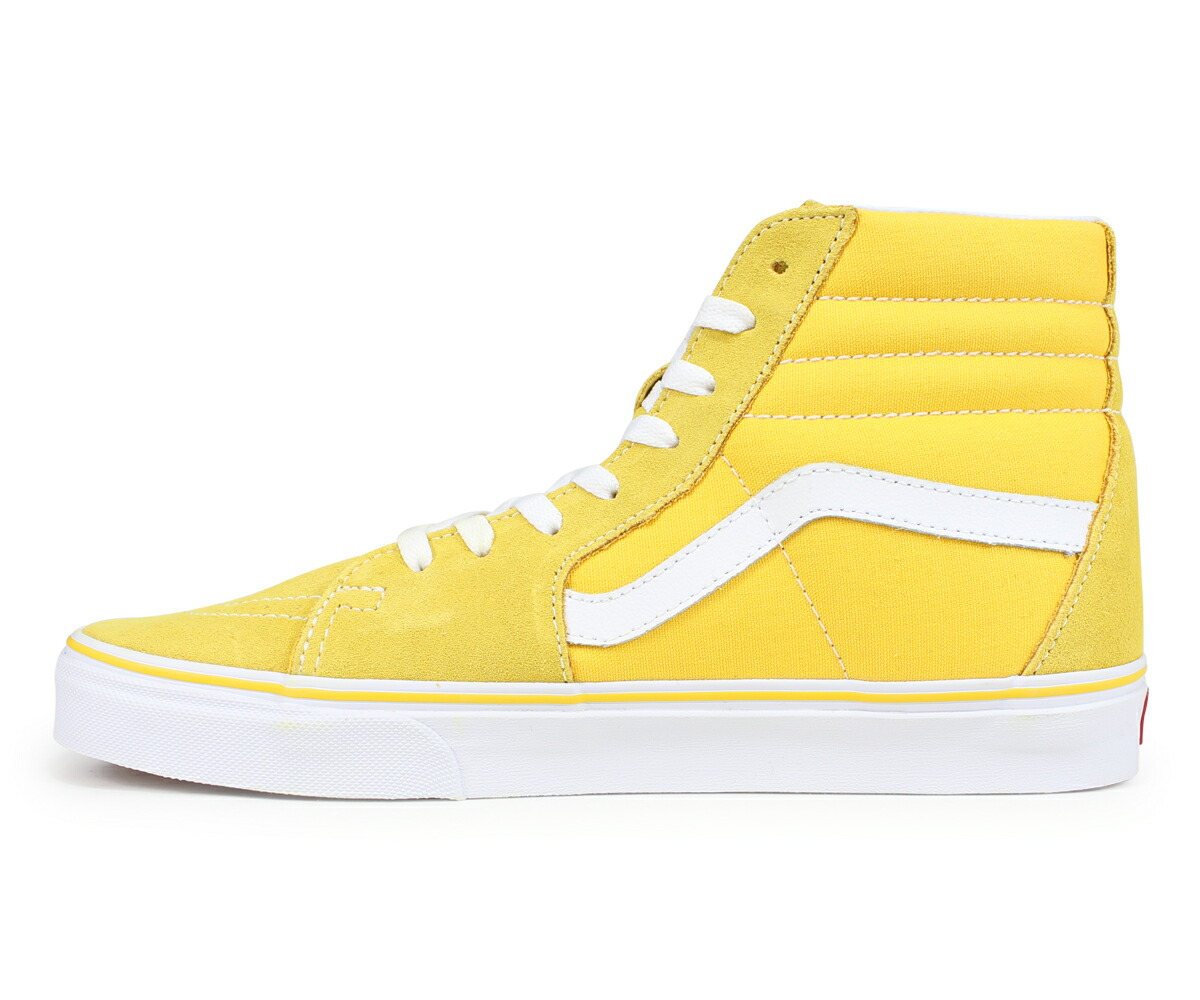 vans sk8 hi mens yellow