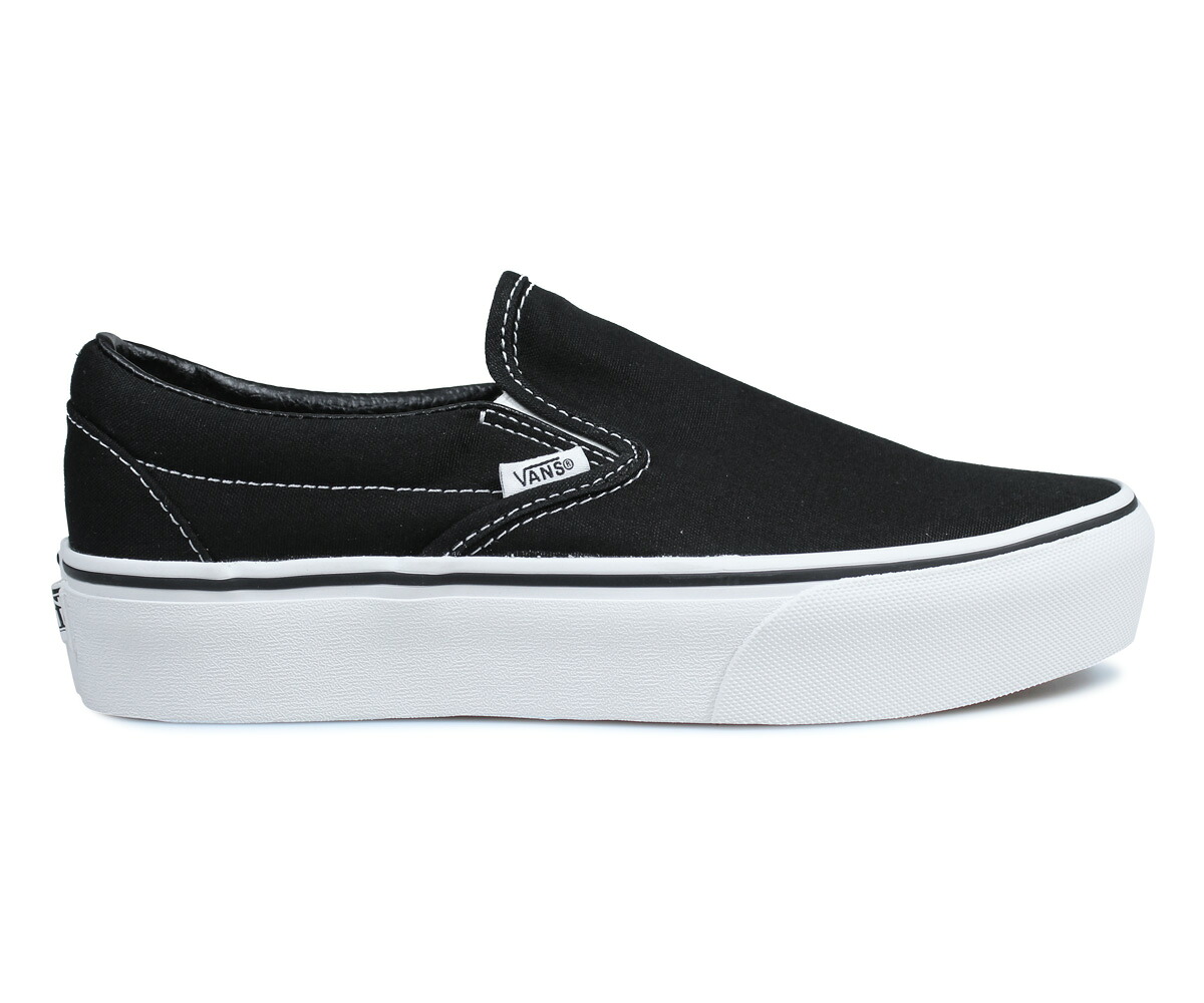 Vans ヴァンズ スリッポン 古典音楽 スニーカー メンズ レディース バンズ 厚底 Classic Slip On Platform ニグロ 護摩の灰 Vneblk Cannes Encheres Com