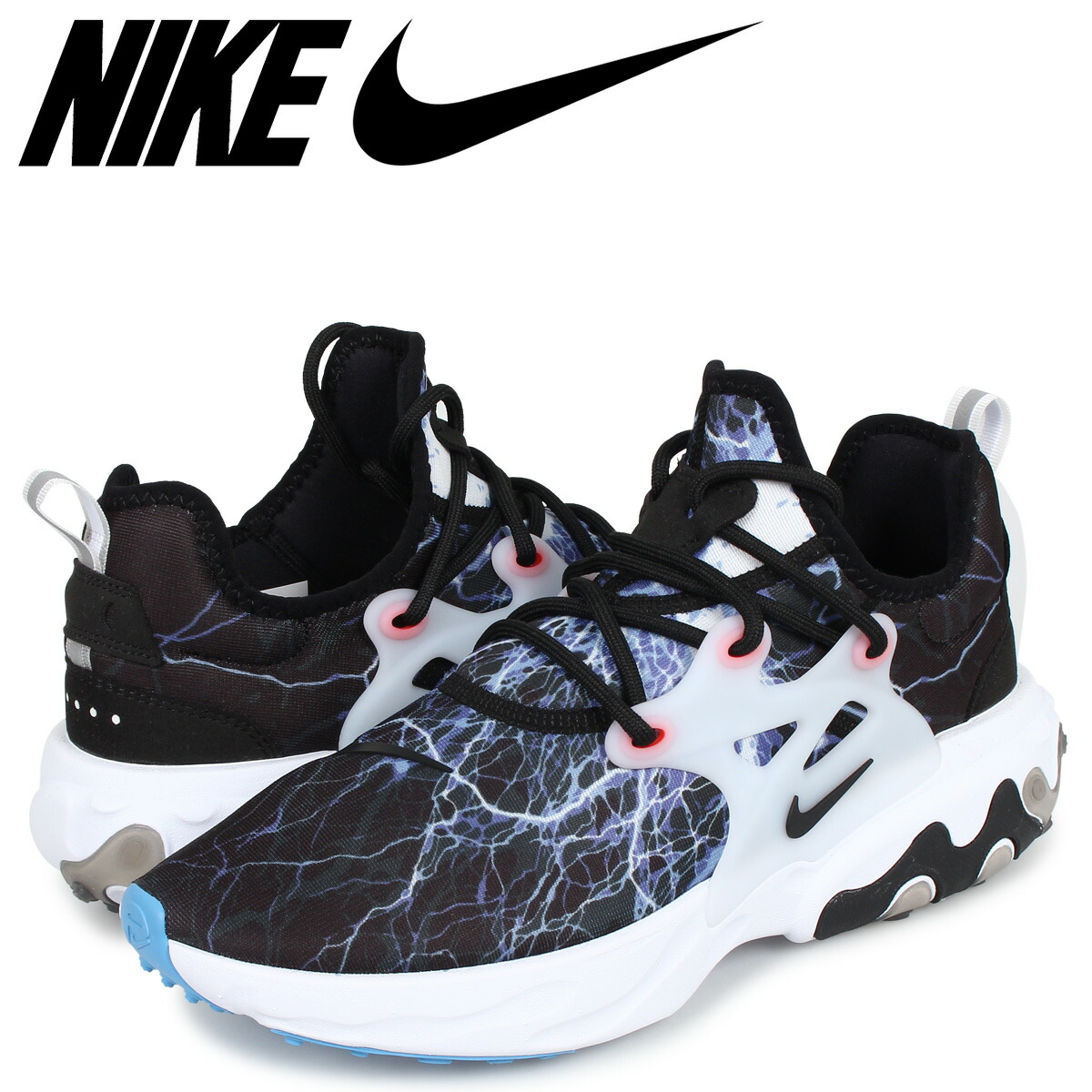 人気沸騰 スニーカー スニーカー プレスト リアクト ナイキ Presto React Nike メンズ Av2605 006 黒 ブラック Sorif Dk
