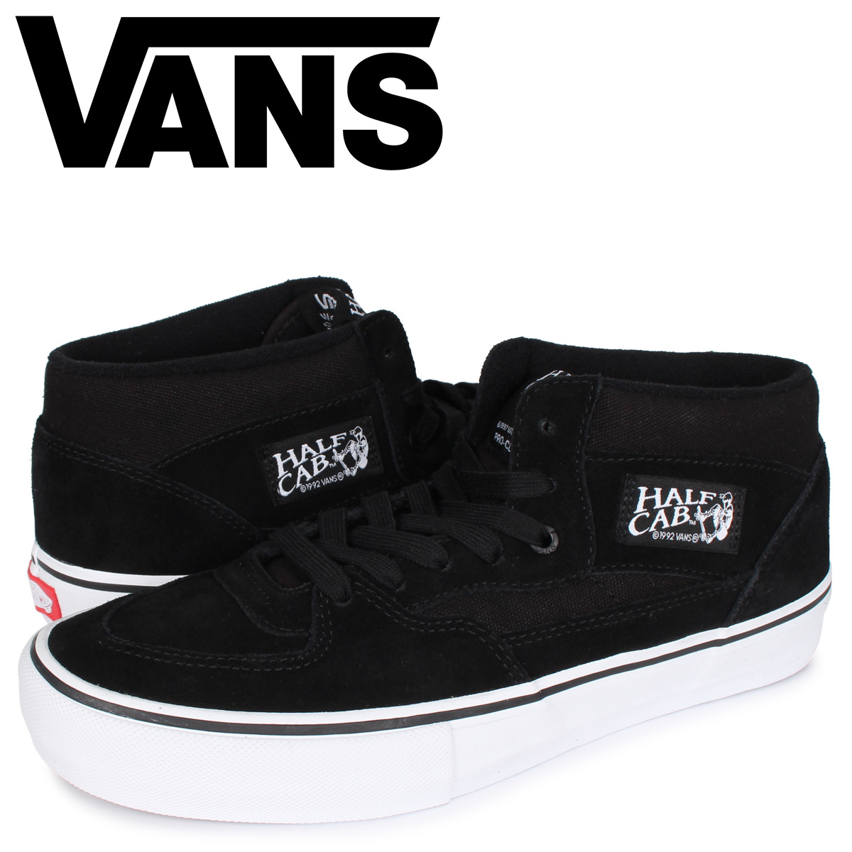 人気満点 Vans ヴァンズ Half Cab Pro スニーカー メンズ バンズ ハーフキャブ プロ ブラック 黒 Vn0a38cpb8c 予約 3月中旬 追加入荷予定 スニークオンラインショップ 新着商品 Cfmi Tg