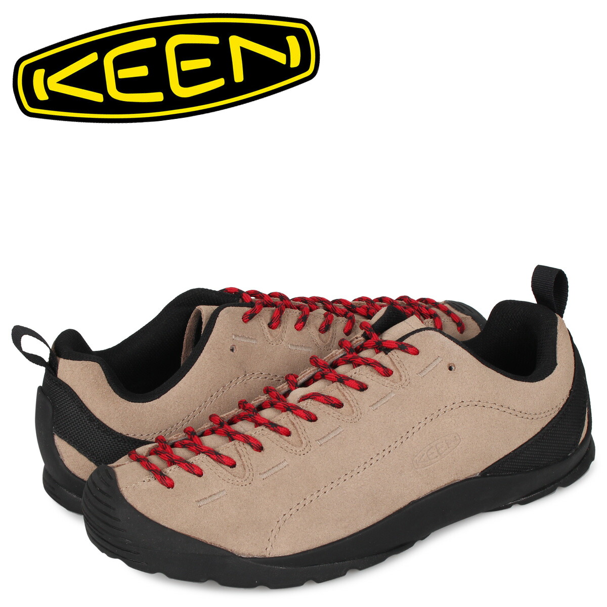 【最大1000円OFFクーポン発行中 4/12 23:59まで！】 KEEN キーン ジャスパー スニーカー メンズ JASPER ベージュ 1002672