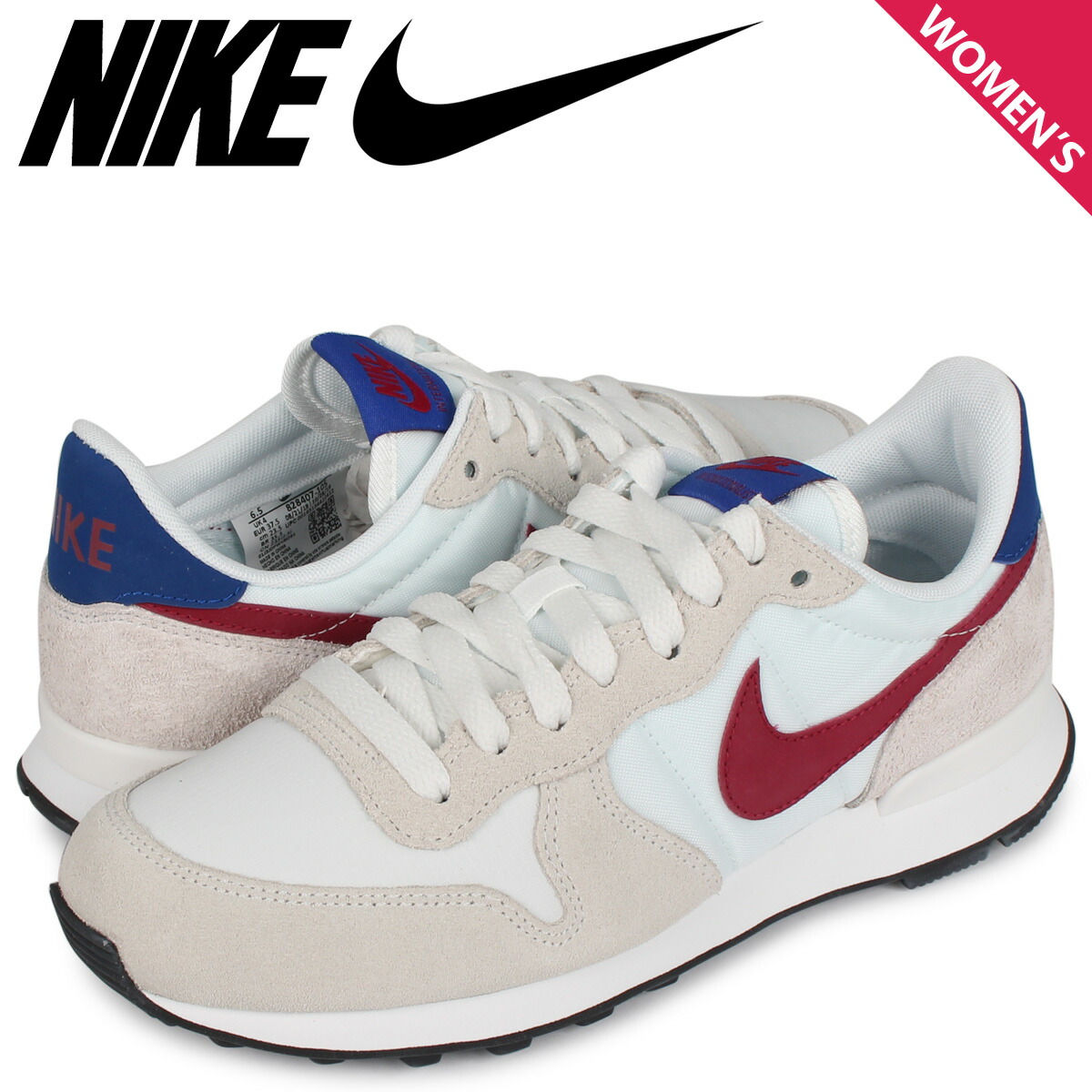 楽天市場 最大00円offクーポン Nike Wmns Internationalist ナイキ インターナショナリスト スニーカー レディース ホワイト 白 8407 105 スニークオンラインショップ