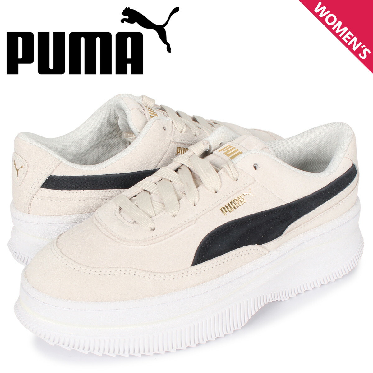 Puma プーマ デバ スエード スニーカー レディース デヴァ スウェード Deva Suede Wns ホワイト 白 01 人気 ブランド多数対象