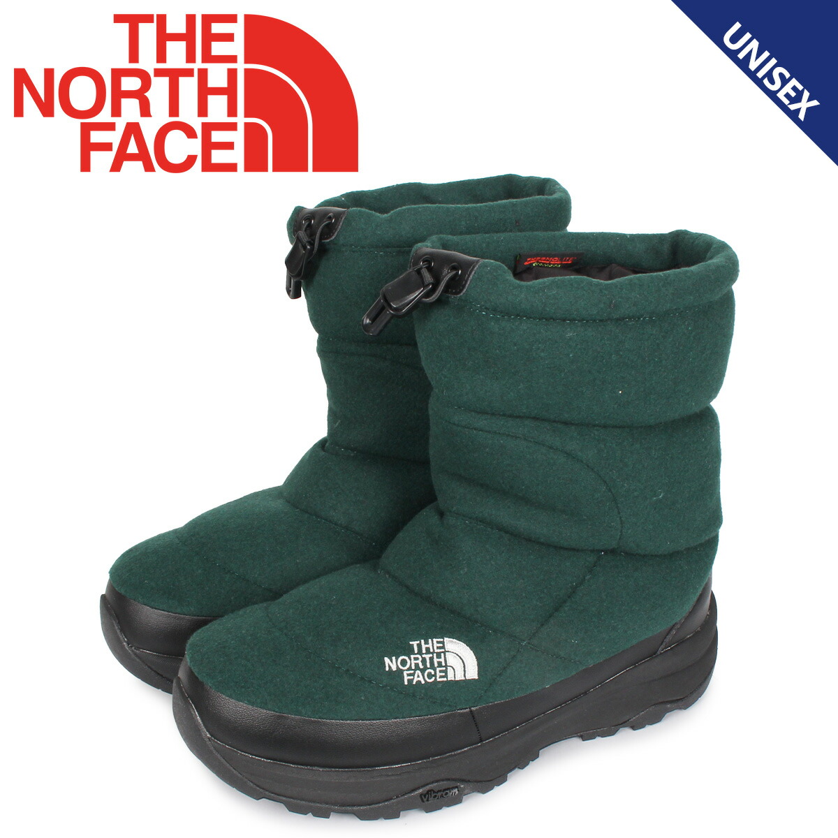 人気カラーの ヌプシ Face North The ノースフェイス ブーティ Nf グリーン 5 Wool Bootie Nuptse レディース メンズ ウィンターブーツ ブーツ ウール5 Zzz Tnf Nf Jg Adrm Com Br