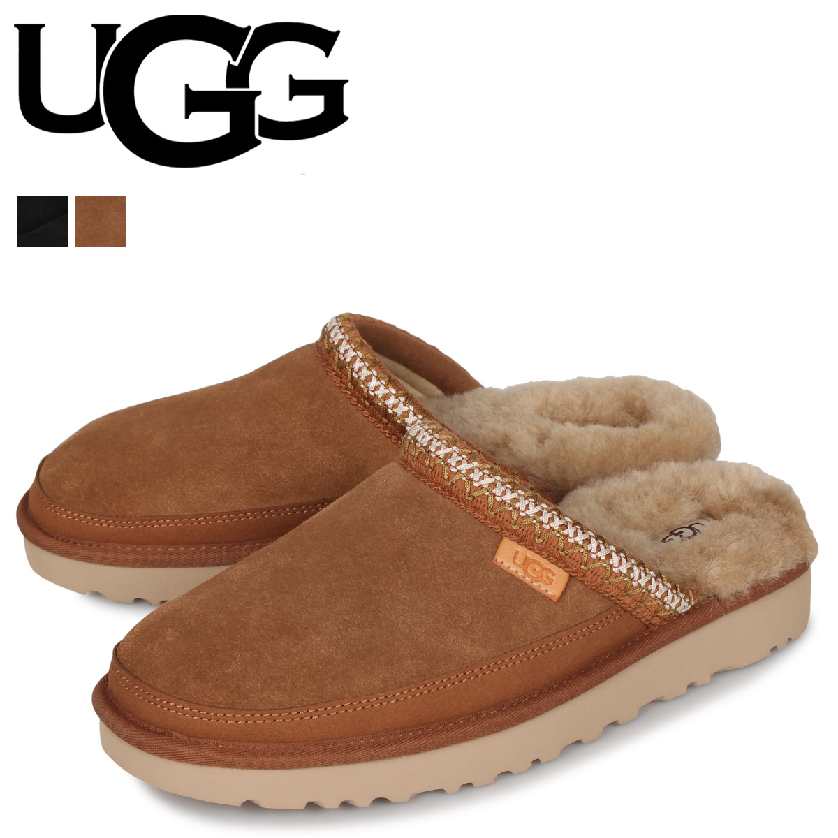 保証書付 Ugg アグ スリッポン スリッパ ルームシューズ タスマン スリッポン メンズ Tasman Slip On ブラック ブラウン 黒 史上最も激安 Rocha Cl