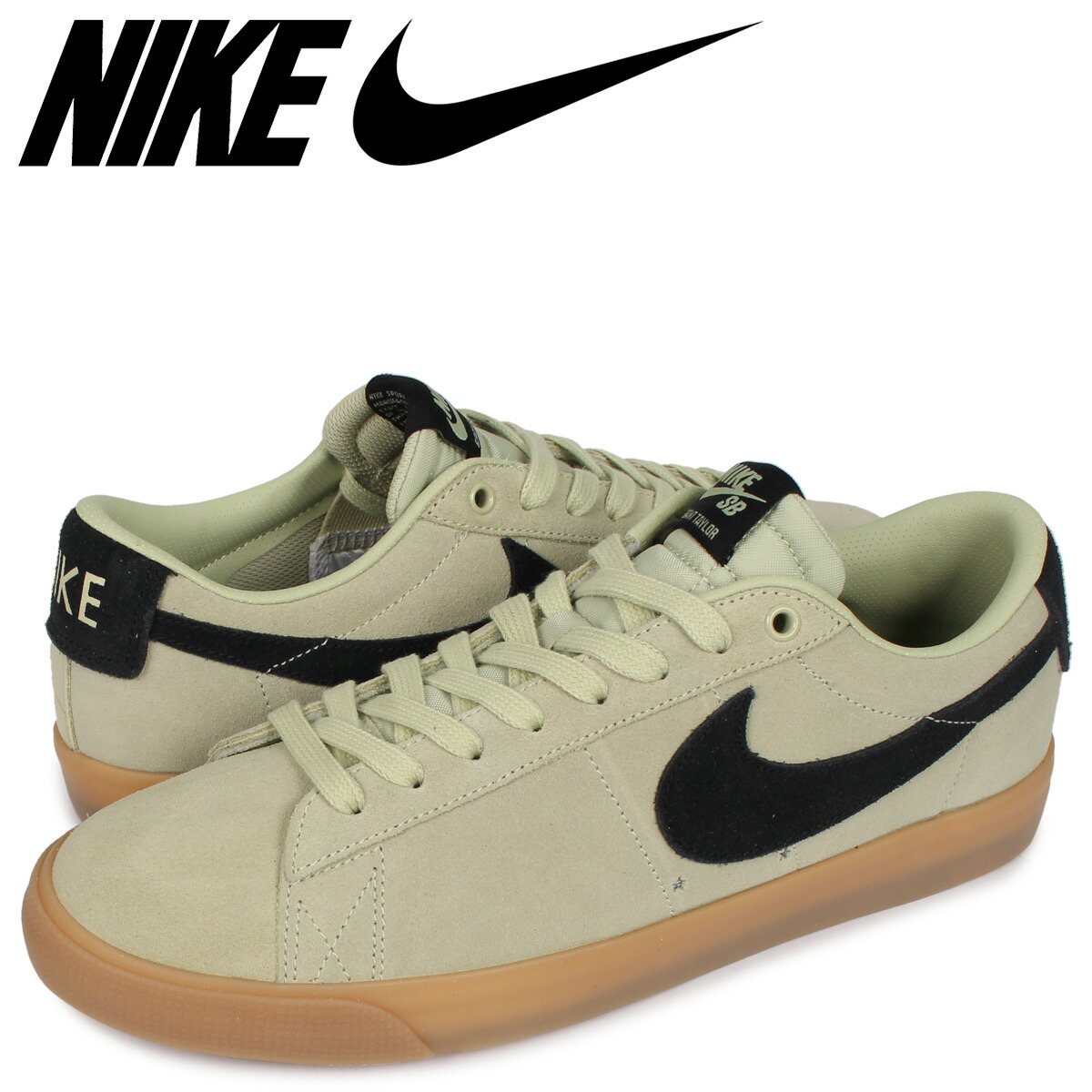 nike blazer low mens green