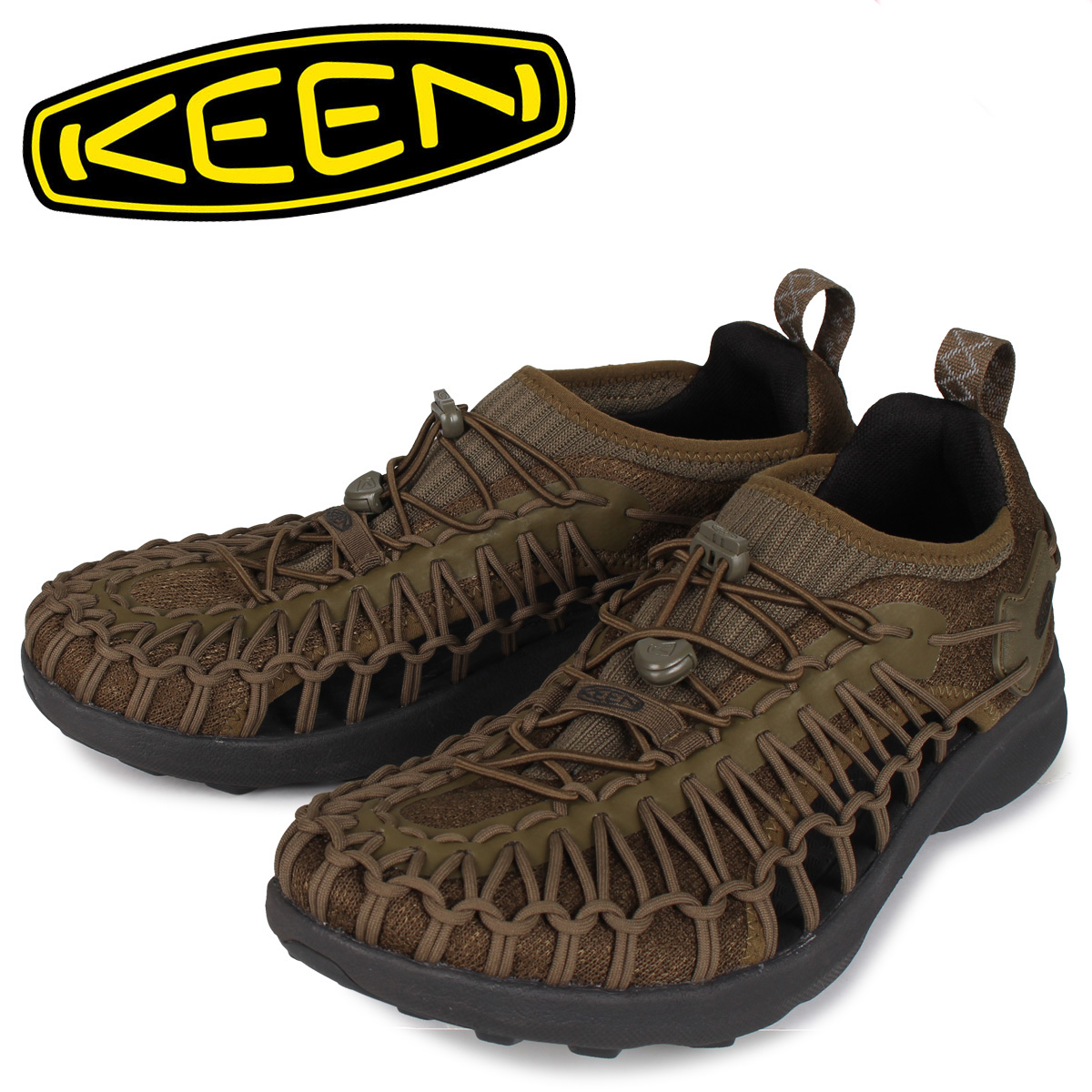 キーン Keen ユニーク モカシン サンダル スポーツサンダル ミニ メンズ Uneek オリーブ ナイキ 4 2 新入荷 スニークオンラインショップ 送料無料 あす楽対応 26cm 29cm キーン Keen サンダル スポーツサンダル