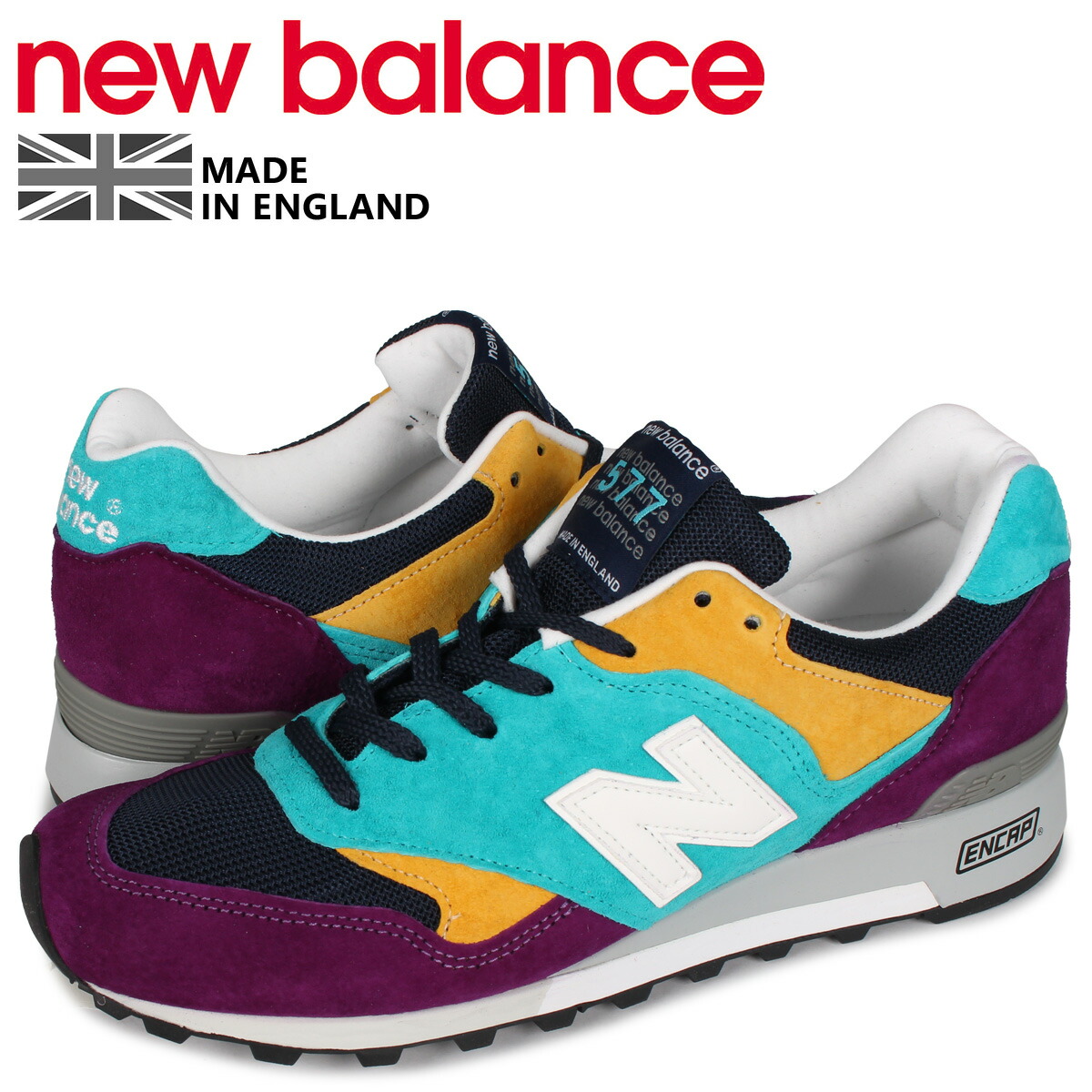 ニューバランス New Balance 577 スニーカー メンズ Dワイズ Made In Uk パープル M577lp 75 Off