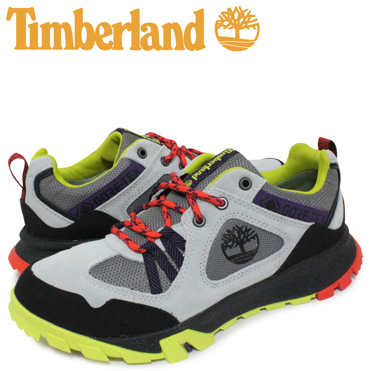 スニーカー 超熱 トレイル ロー トレイル ガリソン Timberland ティンバーランド シューズ 5y3 グレー Gtx Low Trail Garrison 防水 Wワイズ メンズ Polimedia Co Il