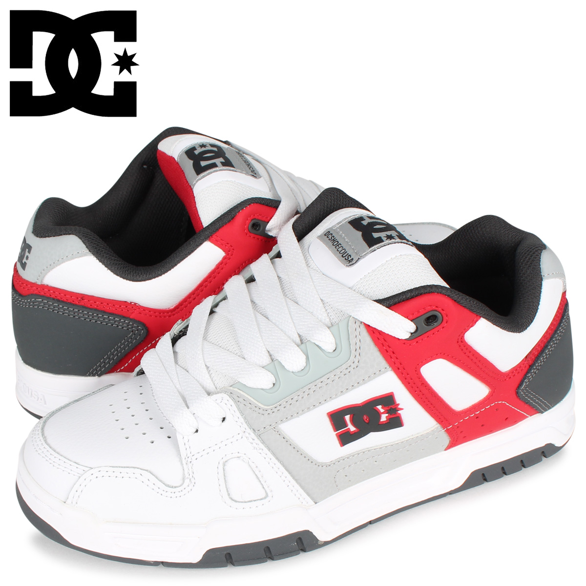 送料無料 Dc Dm4018 白 ホワイト Stag スケシュー Dcシューズ メンズ スニーカー スタッグ ディーシーシューズ Shoes Zzz Dc Dm4018 Wyr dlabs Com