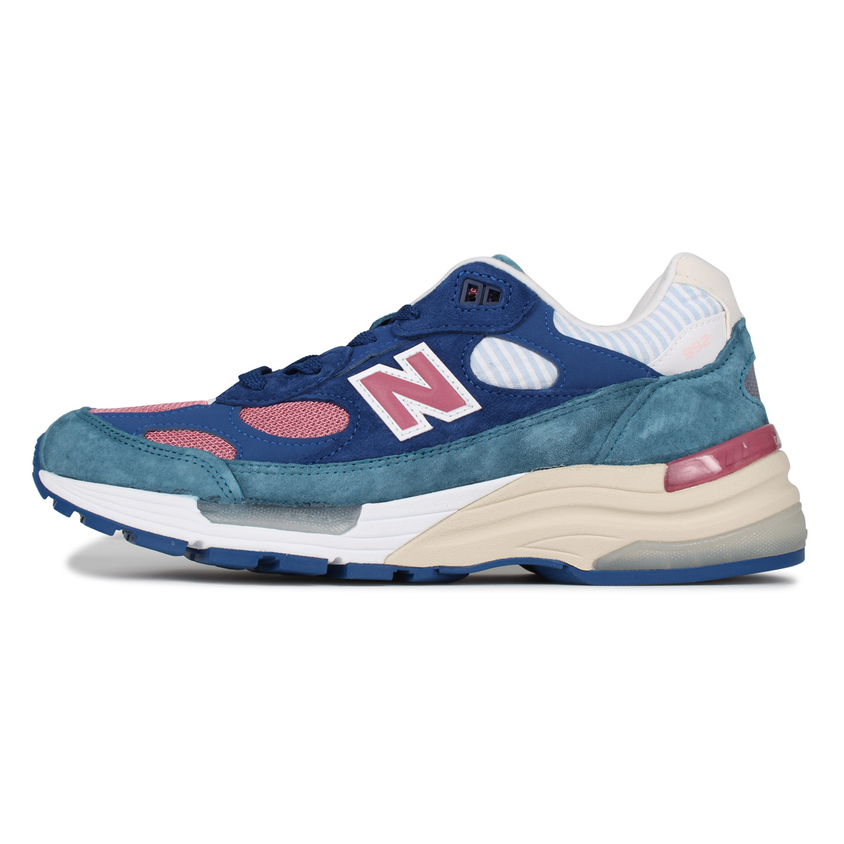 【最大1000円OFFクーポン配布中】ニューバランスnewbalance992スニーカーメンズDワイズMADEINUSAブルーM992NT