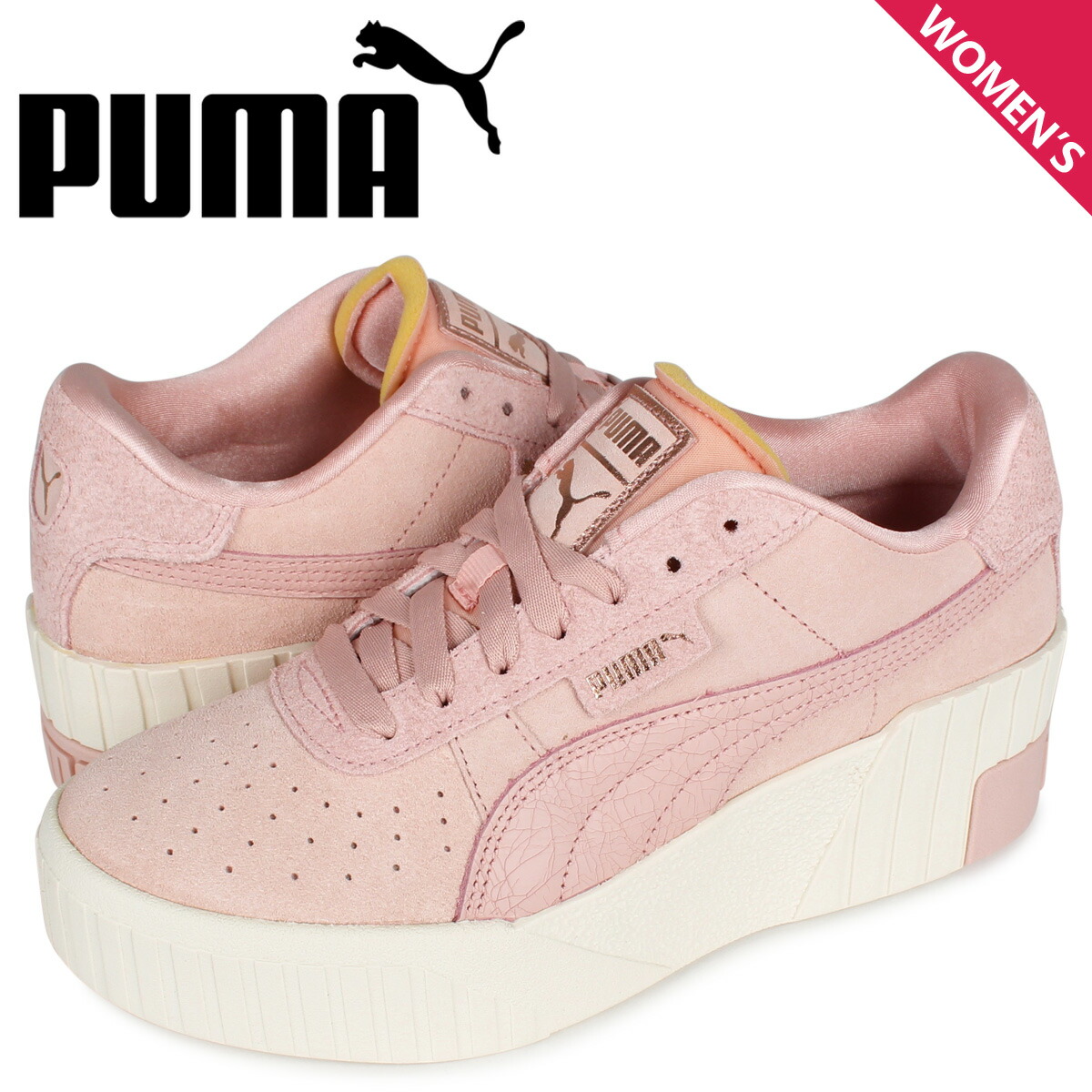 祝開店 大放出セール開催中 プーマ ピンク Dessert Mojave Wedge Cali 厚底 レディース スニーカー カリ Puma Puma Www Laaurora Es