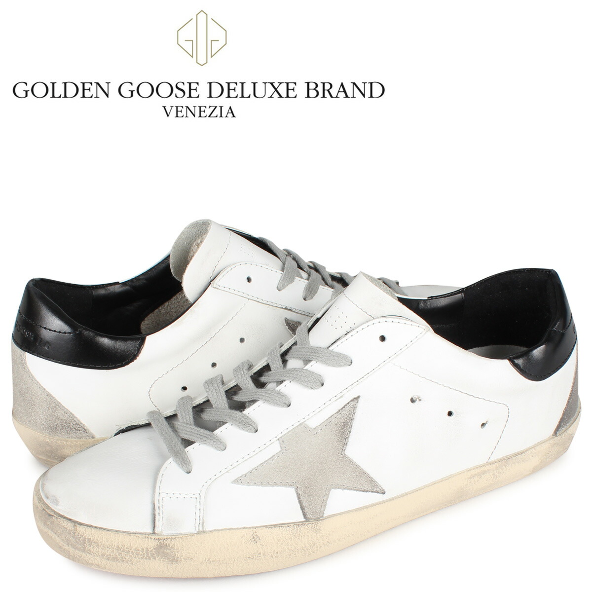 最大600円クーポン スニーカー メンズ ゴールデングース Golden Goose スーパースター スニーカー メンズ スニーカー Superstar ホワイト 白 Gmff スニークオンラインショップ 送料無料 あす楽対応 25 5cm 28cm ゴールデングース Golden Goose