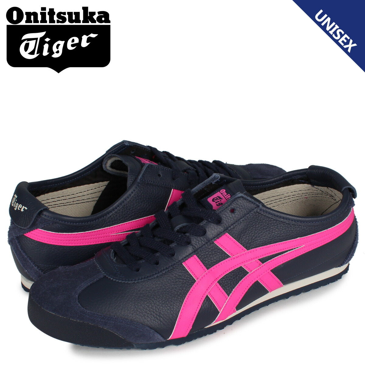 オニツカタイガー Onitsuka Tiger メキシコ 66 スニーカー メンズ レディース MEXICO ネイビー 1183A201-403  最適な価格