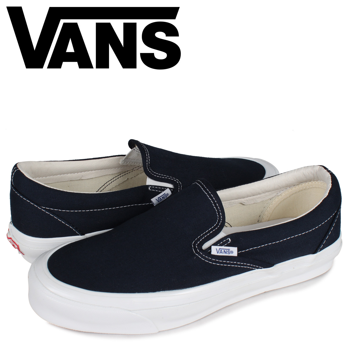 注目の 楽天市場 Vans ヴァンズ スリッポン クラシック スニーカー メンズ ボルト ヴォルト バンズ Og Classic Slip On Lx ネイビー Vn0a45jk1x7 スニークオンラインショップ 全国宅配無料 Atabeyviajes Com Ar