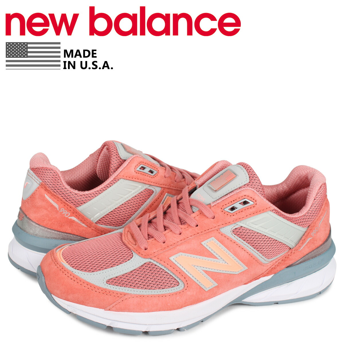 超新作 スニーカー 990 Balance New ニューバランス 最大1000円offクーポン メンズ M990sr5 ピンク Usa In Made Dワイズ Nb M990sr5 Www Dupoll Com