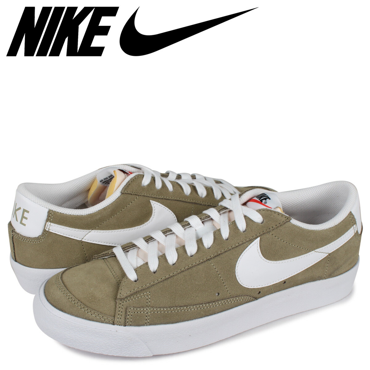 独特な店 スニーカー メンズ スニーカー ロー ブレザー ナイキ 77 Low Blazer Nike ブレイザー 新入荷予定 1月上旬 予約 Da7254 0 カーキ ブレーザー Aslancizgifilm Com