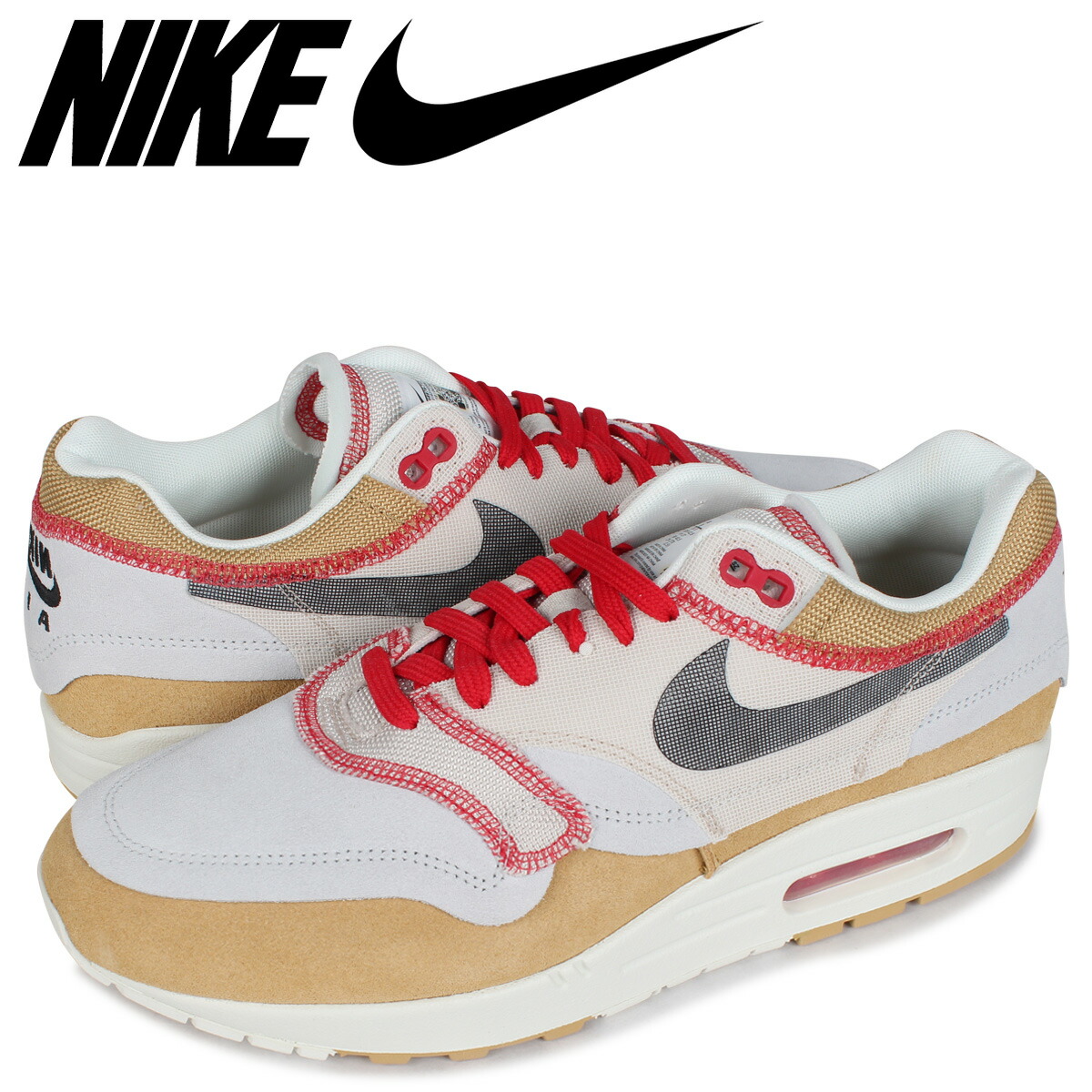 激安ブランド 最大1000円offクーポン Nike Air Max 1 Premium Se ナイキ エアマックス1 プレミアム スニーカー メンズ ホワイト 白 8576 713 注目の Flymates Team Com