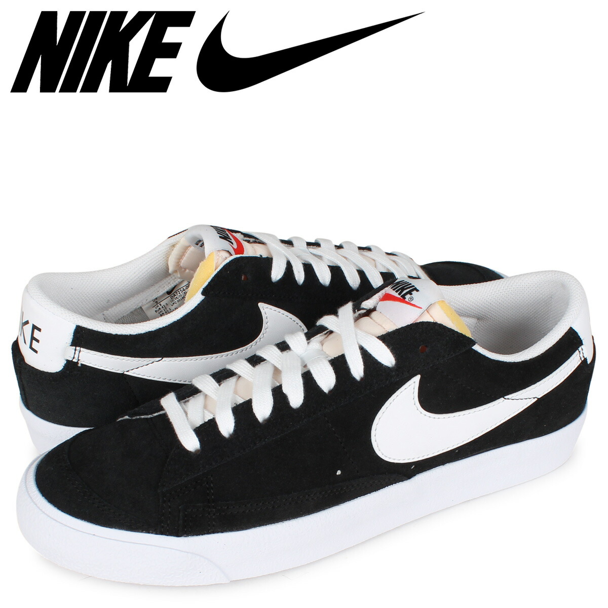 楽天市場 最大1000円offクーポン Nike Blazer Low 77 Suede ナイキ ブレザー ロー スニーカー メンズ ブレイザー ブレーザー ブラック 黒 Da7254 001 スニークオンラインショップ