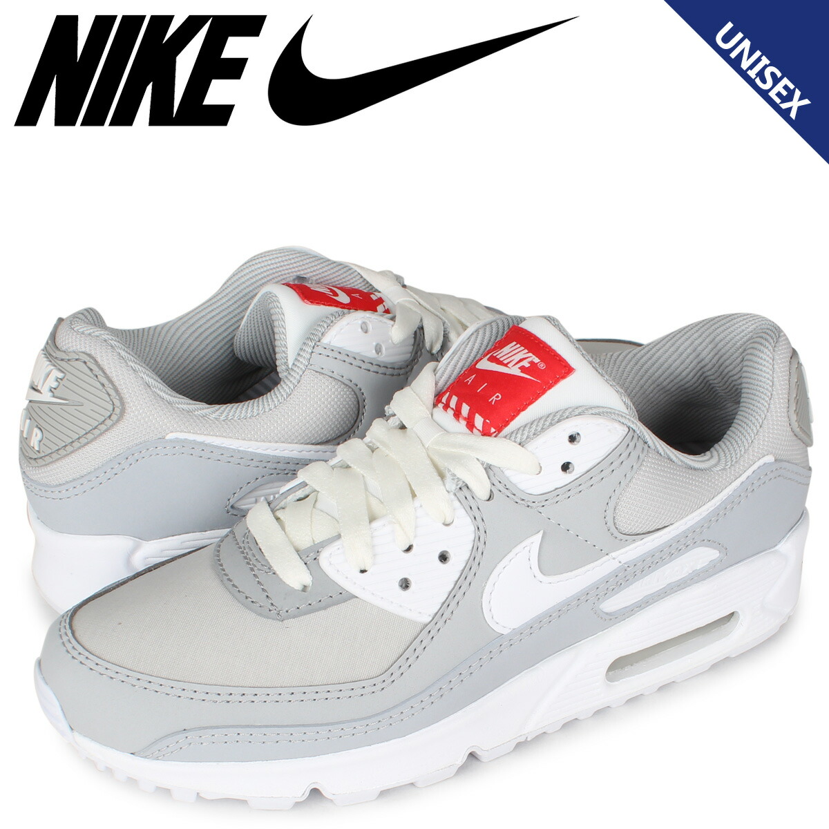 楽天市場 最大1000円offクーポン Nike Wmns Air Max 90 ナイキ エアマックス90 スニーカー メンズ レディース グレー Dj1494 001 スニークオンラインショップ