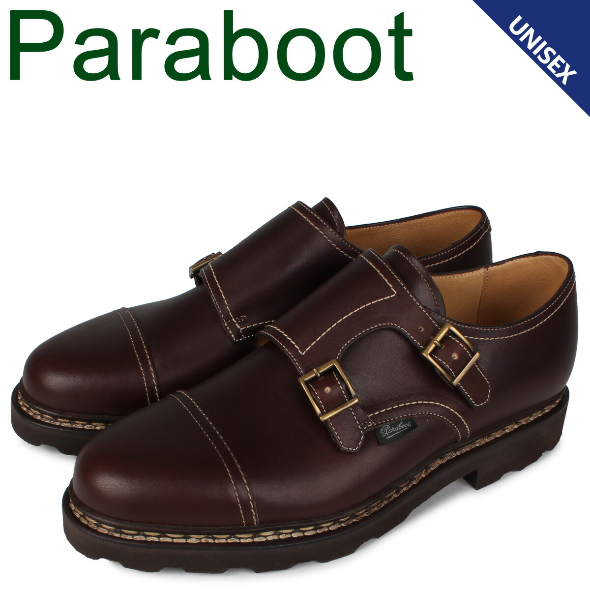 パラブーツ Paraboot シューズ ダブルモンクシューズ ウィリアム 靴