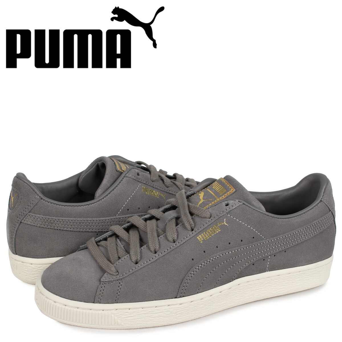 Puma プーマ スウェード モノ クラシック スニーカー メンズ スエード Suede Mono Classic グレー 05 22公式店舗