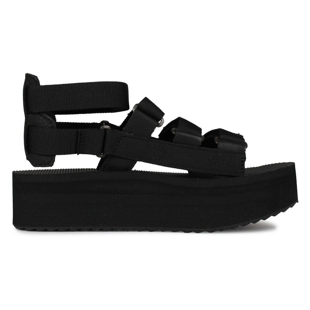 Teva テバ サンダル メンズ レディース 厚底 滑こい書札礼 メヴィア Flatform Mevia 涅色 純白人 ベージュ 黒色 白 Digitalland Com Br