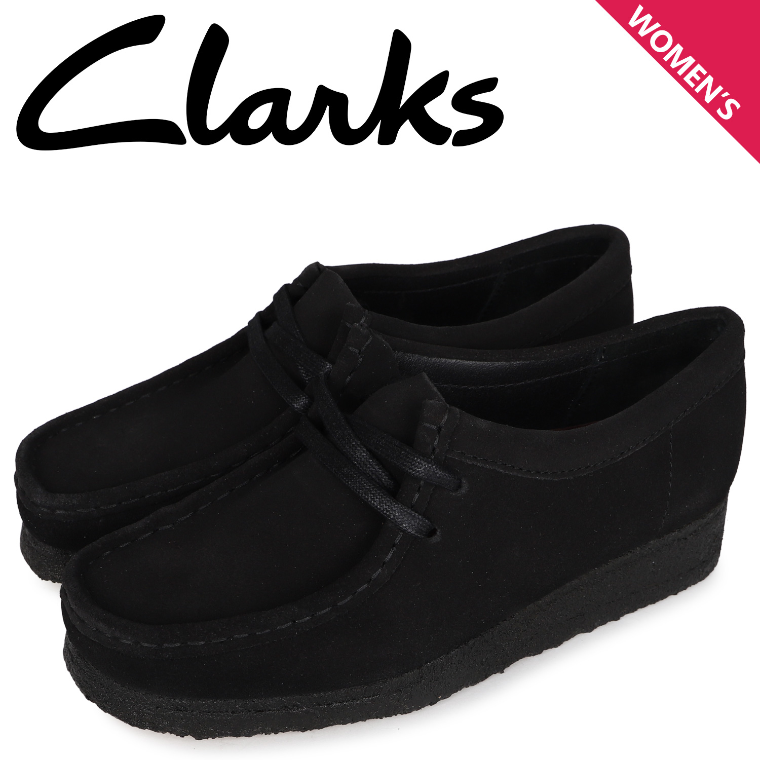 最大値600円off引換証 クラークス Clarks ワラビー ブーツ レディース Wallabee ネグロ ブラック 押さえる 9桂月中旬 斬新入荷スケジュール Earthkitchen Ph