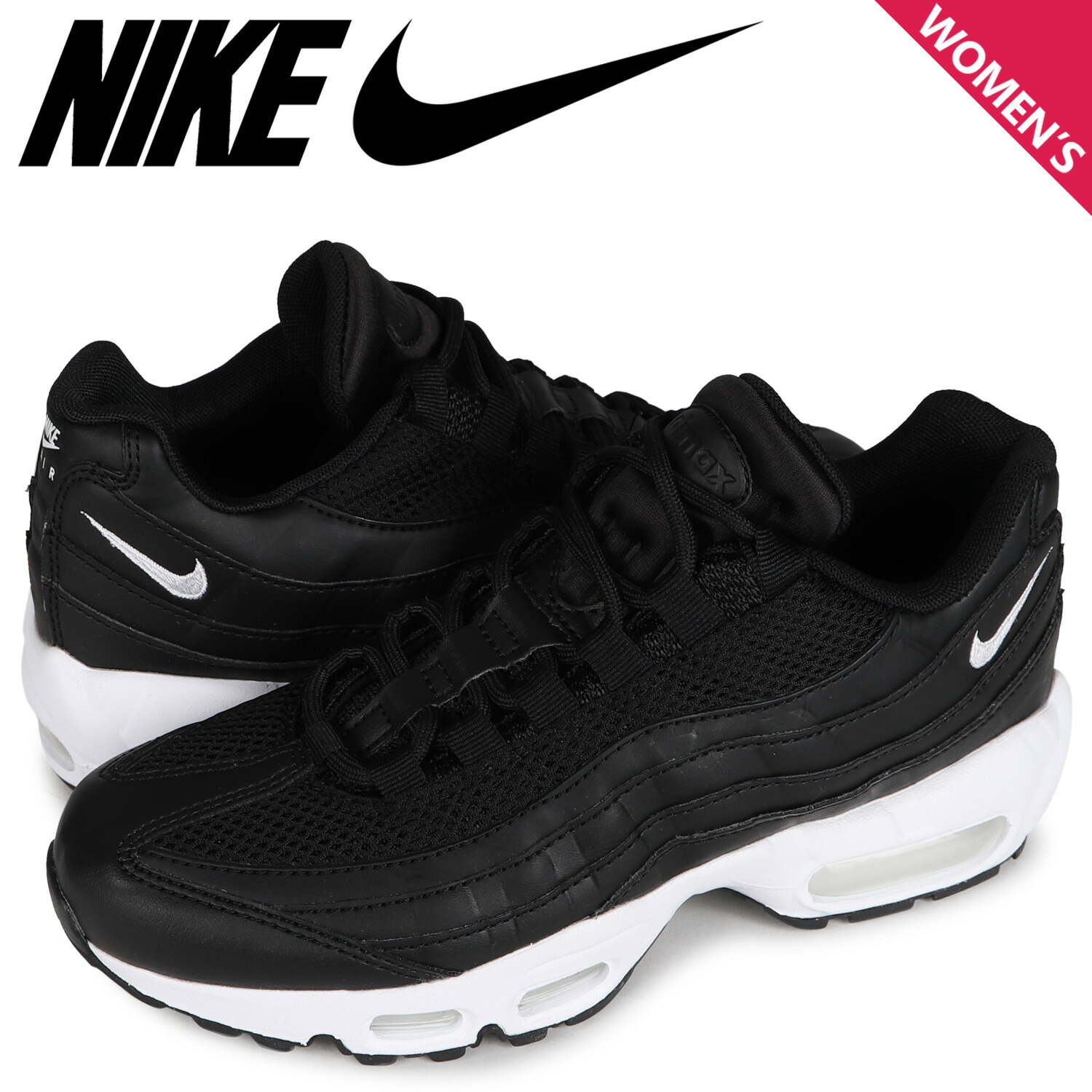 靴 NIKE Air Max 95 DH8015-001 24cm WMNS) Nike Air Max 95 Next Nature 'Black White' DH8015-001