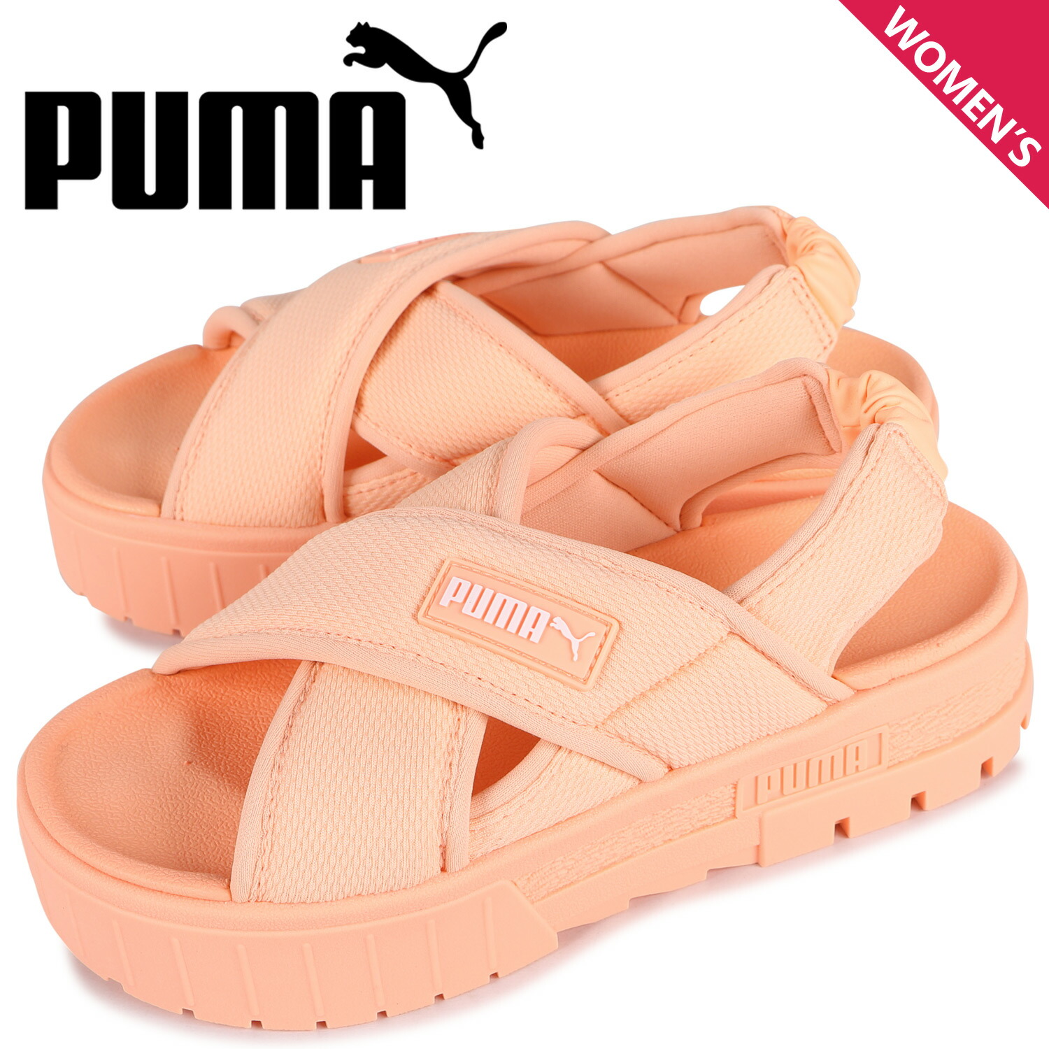 Puma プーマ サンダル ストラップサンダル メイズ ウィメンズ レディース 厚底 Mayze Sandal Wmns オレンジ 3849 02 最大 Offクーポン