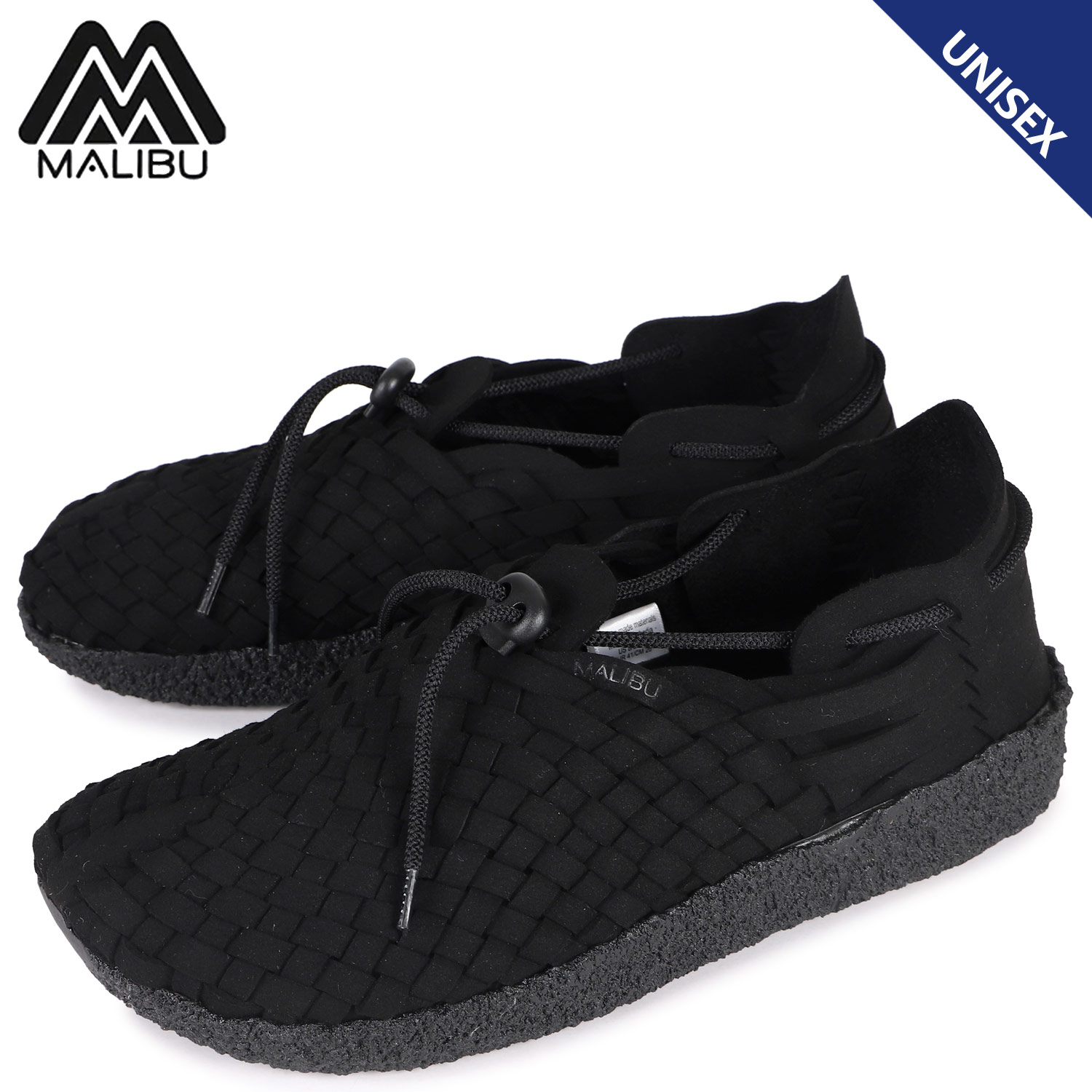 【最大1000円OFFクーポン発行中 4/12 23:59まで！】 マリブサンダルズ MALIBU SANDALS サンダル ラティゴ メンズ レディース LATIGO ブラック 黒 MS17-0019