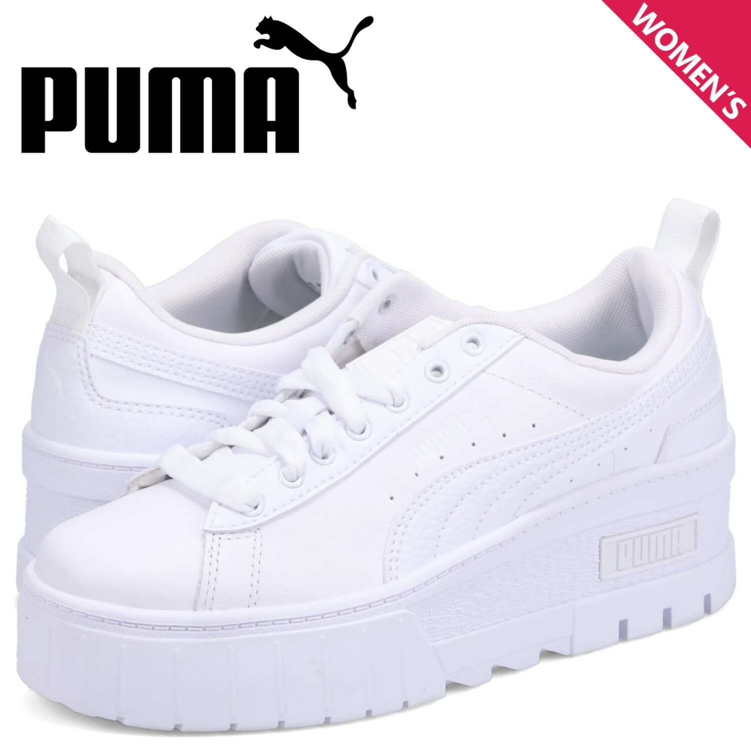 楽天市場】PUMA プーマ スニーカー カリ コート パテント レディース