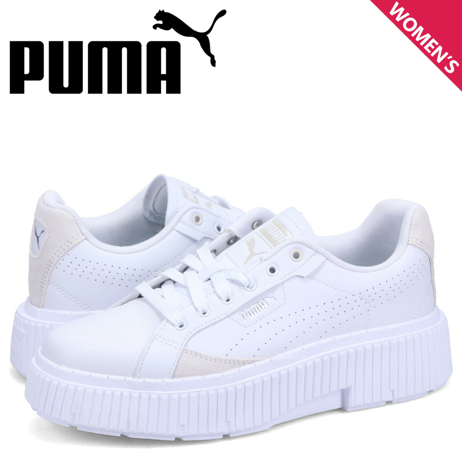 プーマスニーカーレディースオスロマヤインフューズウィメンズ22.5cmホワイト白 PUMA プーマ オスロ マヤ インフューズ ウィメンズ スニーカー