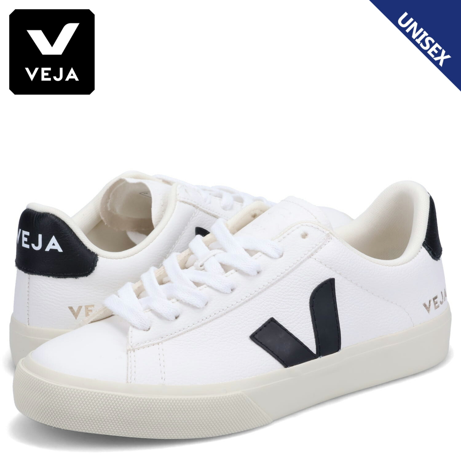VEJA CAMPO WHITE NAVY サイズ 38 スニーカー VEJA CAMPO WHITE NAVY サイズ 38 スニーカー（Veja Campo
